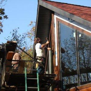 Loft in Hampton, exterior construction