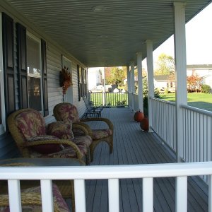 Telmark in Decorah, porch