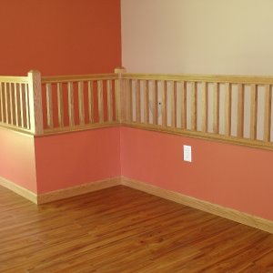 New Model in Decorah, staircase