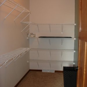 Spectrum in Osage, master closet