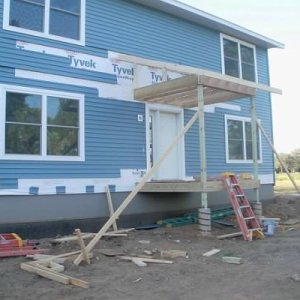 Two-Story in Waucoma, porch