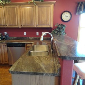 Loft in Marshfield, kitchen