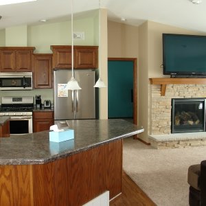 Custom in Ossian, kitchen and living room