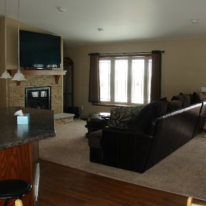 Custom in Ossian, living room