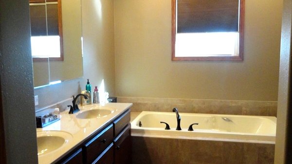 Cambridge in Evansdale, master bath